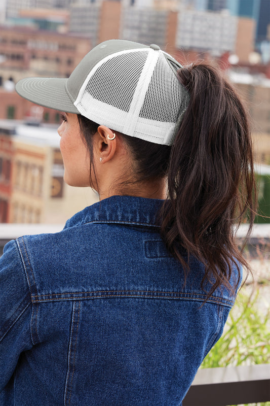 Cap - PA Snapback Ponytail Trucker Cap